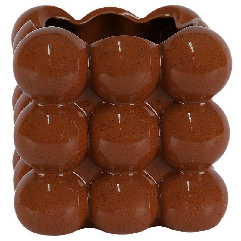 Modern Bubble Vase – Cube Design (Multiple Colours)