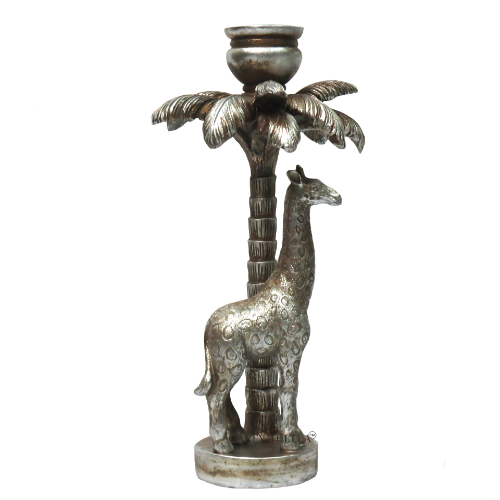 Giraffe Palm Tree Candle Holder