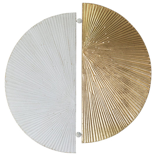 Solstice Dual-Tone Metal Wall Art