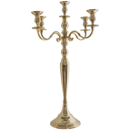 Rosdorf Gold Five-Arm Candelabra