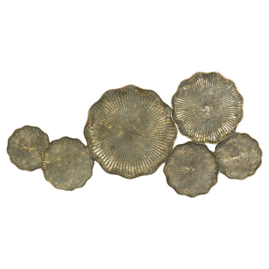 Moira Metallic Lotus Wall Decor