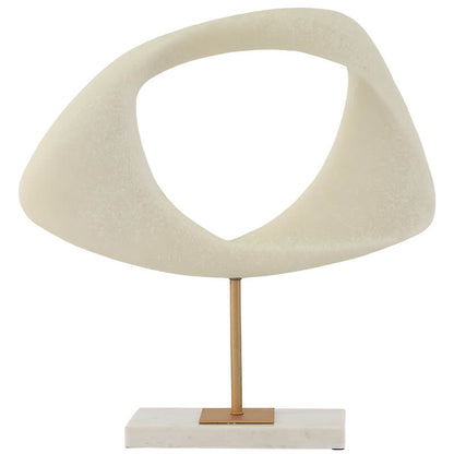 Elkin Modern Abstract Sculpture with Marble Base